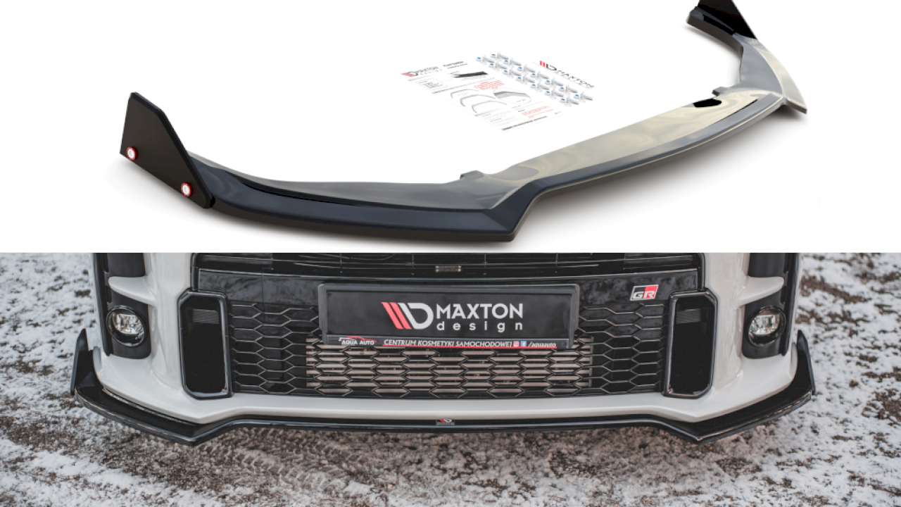 Front Splitter (+Flaps) V3 Toyota Gr Yaris Mk4 (2020-)