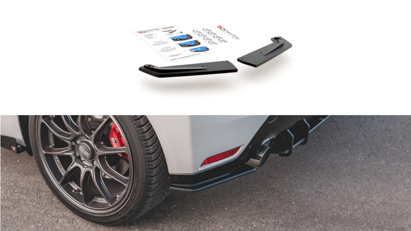 Racing Durability Rear Side Splitters Toyota Gr Yaris Mk4 (2020-)