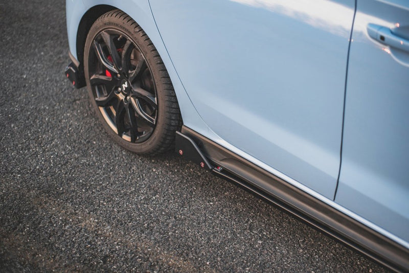 Side Skirts Diffusers (+Flaps) V5 Hyundai I30 N Mk3 Hatchback/fastback (2017-)