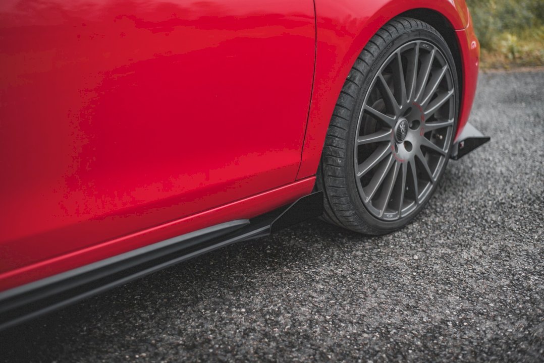 Racing Durability Side Skirts Diffusers (+Flaps) Vw Golf Gti Mk6 (2008-2012)