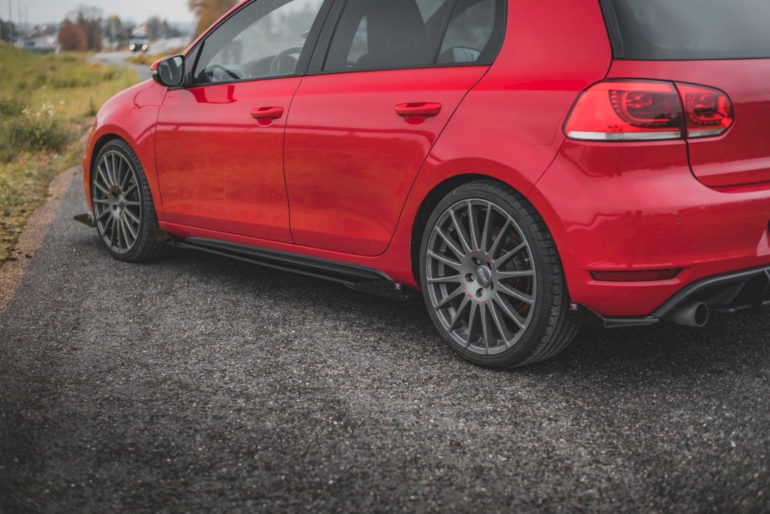 Racing Durability Side Skirts Diffusers (+Flaps) Vw Golf Gti Mk6 (2008-2012)