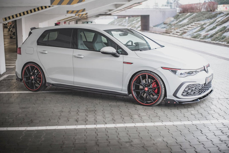 Side Skirts Diffusers (+Flaps) V2 Vw Golf 8 Gti / Clubsport (2020-)