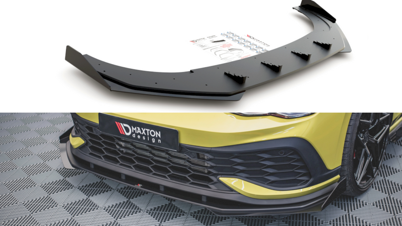 Racing Durability Front Splitter (+Flaps) Vw Golf 8 Gti Clubsport (2020-)