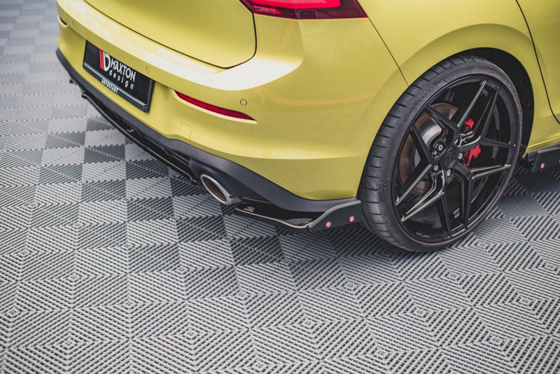 Rear Side Splitters (+Flaps) V1 Vw Golf 8 Gti Clubsport (2020-)