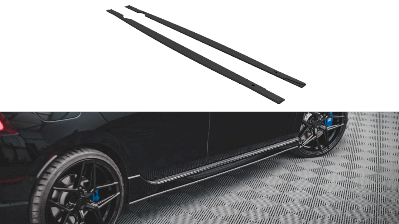Street Pro Side Skirts Diffusers Vw Golf R Mk8 (2020-)