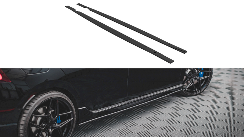 Street Pro Side Skirts Diffusers Vw Golf R Mk8 (2020-)