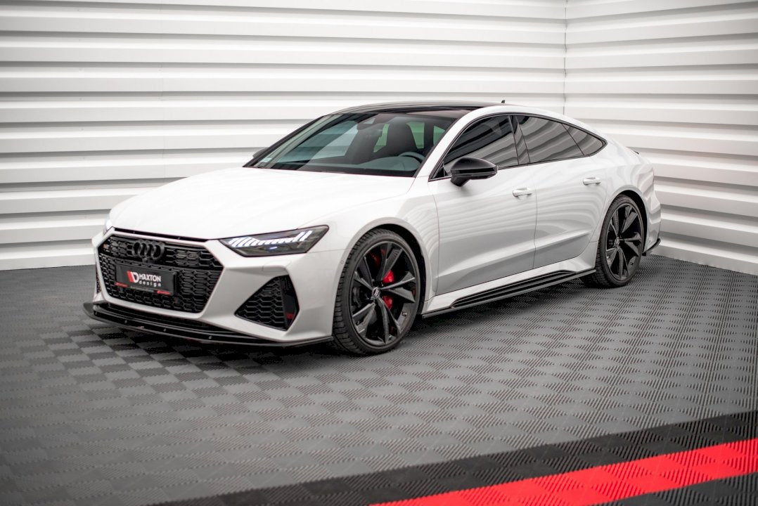 Side Skirts Splitters V2 Audi Rs6 C8 / Rs7 (2019-)