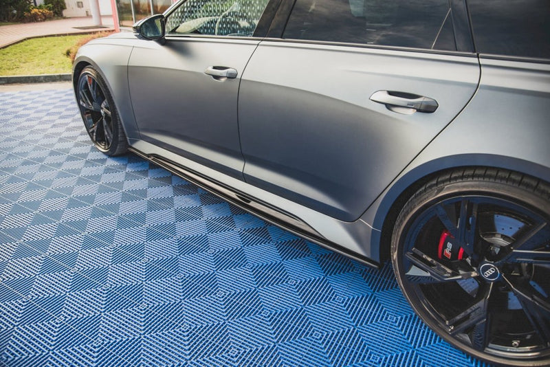 Side Skirts Splitters V2 Audi Rs6 C8 / Rs7 (2019-)