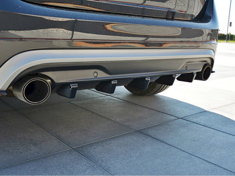 Maxton Design Rear Valance Volvo V60 Polestar Facelift (2014-2018) - Textured