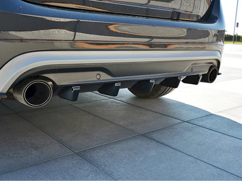Maxton Design Rear Valance Volvo V60 Polestar Facelift (2014-2018) - Textured