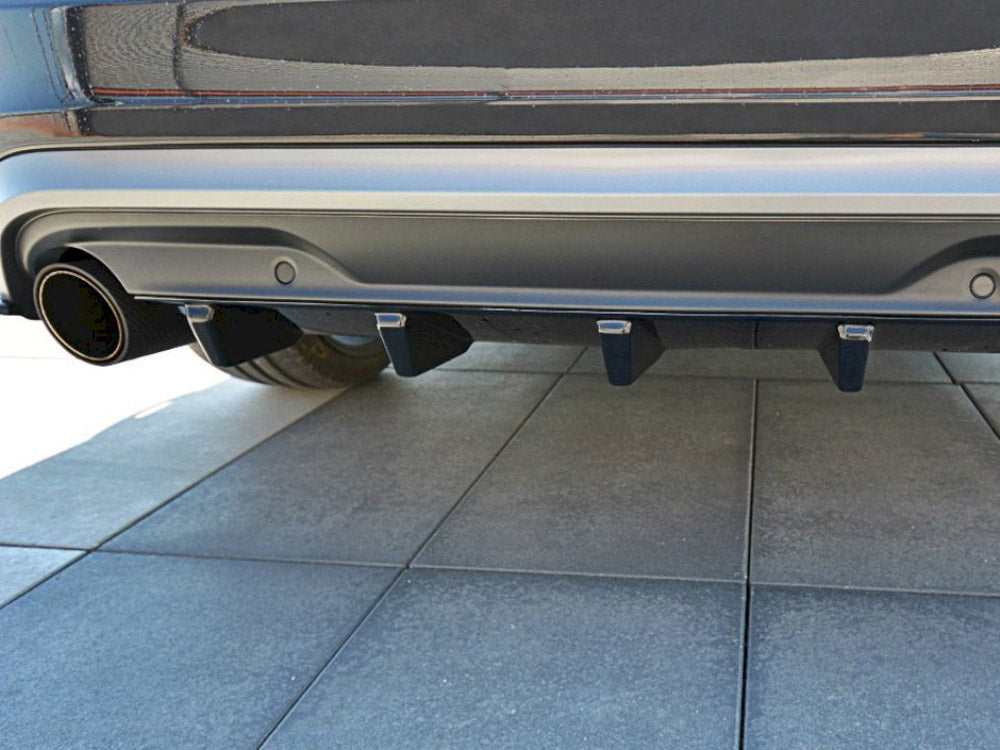 Maxton Design Rear Valance Volvo V60 Polestar Facelift (2014-2018) - Textured