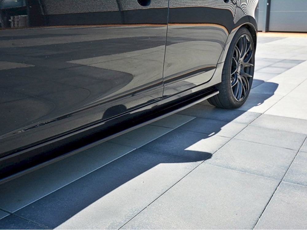 Maxton Design Side Skirts Diffusers Volvo V60 Polestar Facelift - Carbon Look