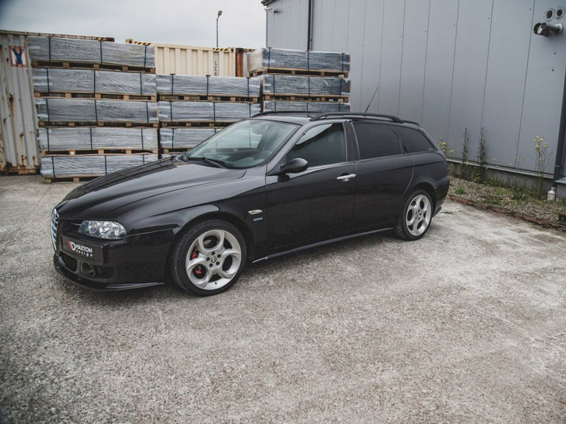 Maxton Design Side Skirts Diffusers Alfa Romeo 156 Facelift (2003-2006) - Carbon Look