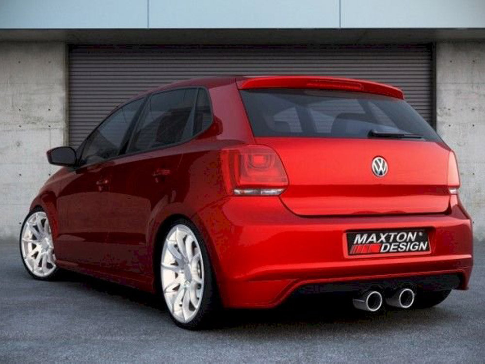 Maxton Design Exhaust TIPS VW Polo Mk5 (6R) Fits With Double Middle Exhaust Rear Valance