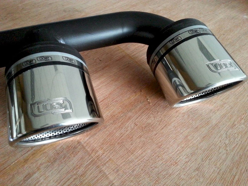 Maxton Design Exhaust TIPS VW Polo Mk5 (6R) Fits With Double Middle Exhaust Rear Valance