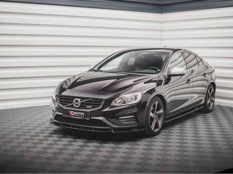 Maxton Design Front Splitter V1 Volvo S60 R-design MK2 (2014-2018)