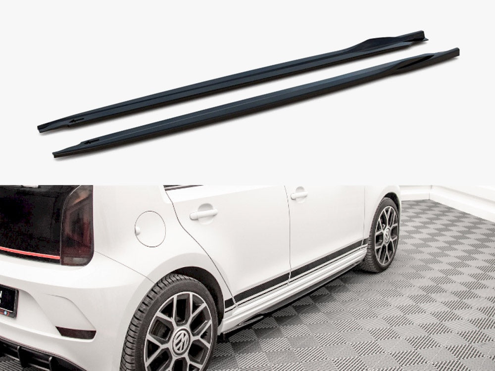 Maxton Design Side Skirt Diffusers Volkswagen Up GTI