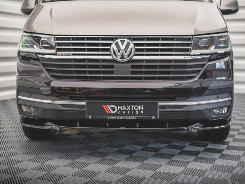 Maxton Design Front Splitter V.2 Volkswagen T6.1