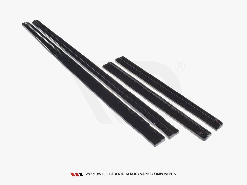Maxton Design Side Skirts Diffusers VW T6 - Carbon Look