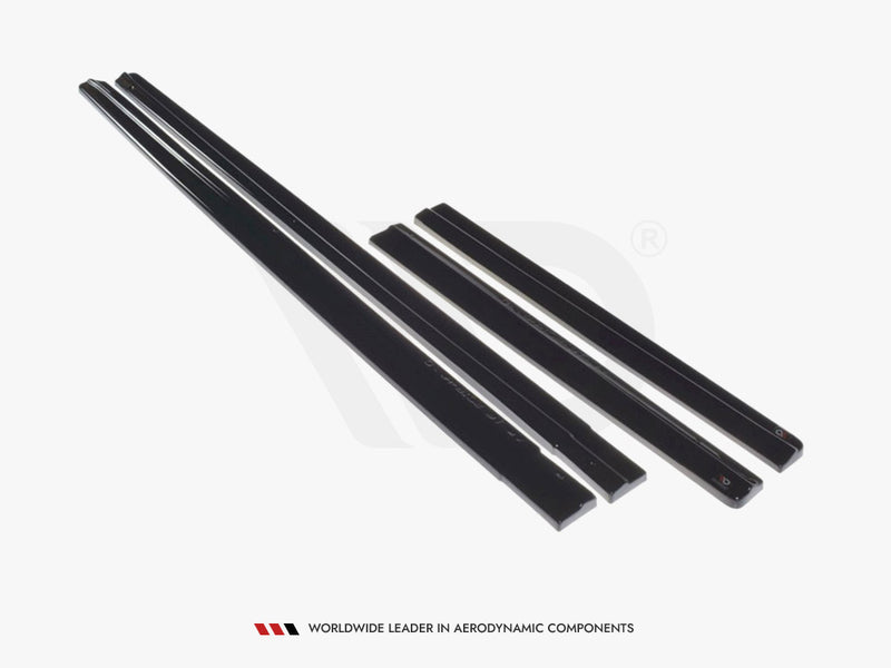Maxton Design Side Skirts Diffusers VW T6 - Carbon Look