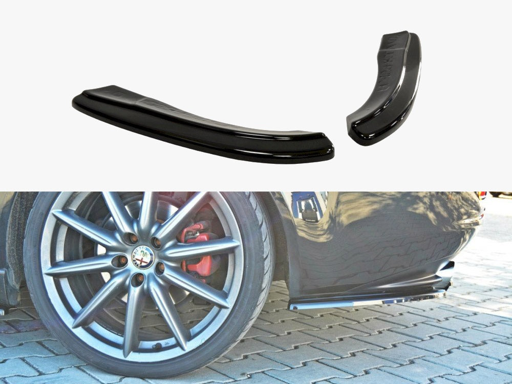 Maxton Design Rear Side Splitters Alfa Romeo 159 (2005-2011) - Textured
