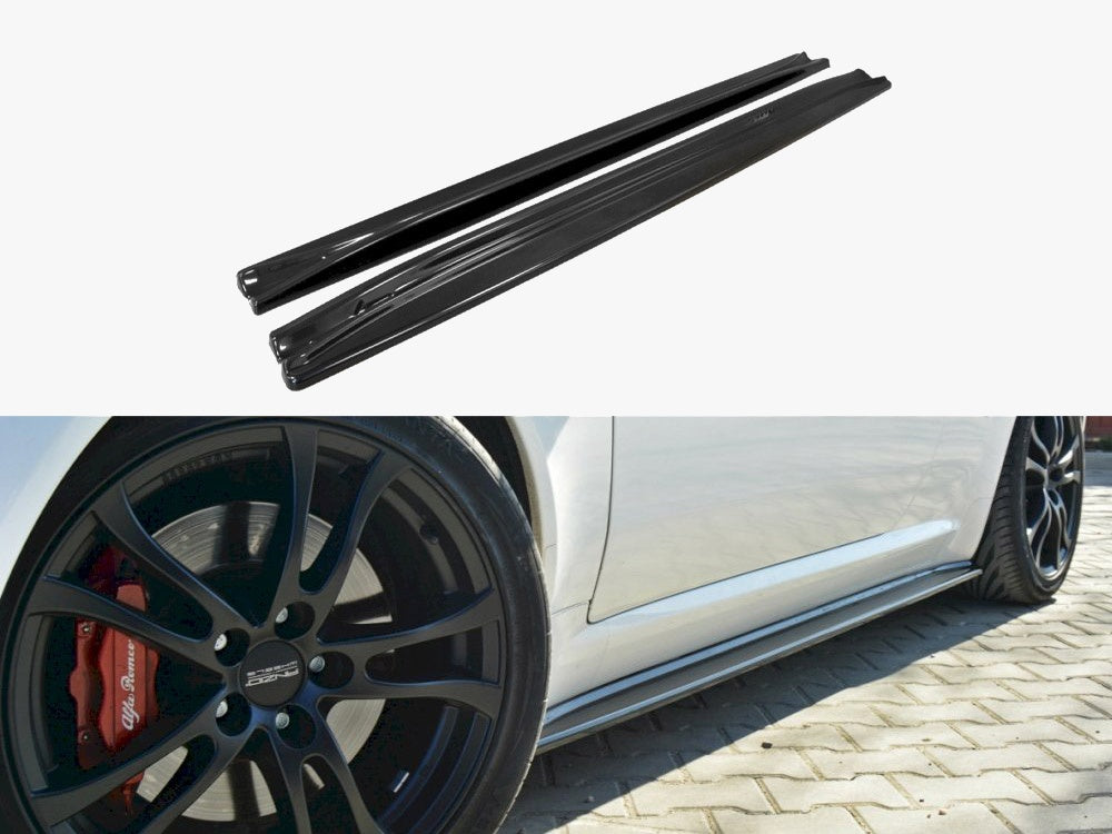 Maxton Design Side Skirts Diffusers Alfa Romeo Brera (2005-2010) - Textured
