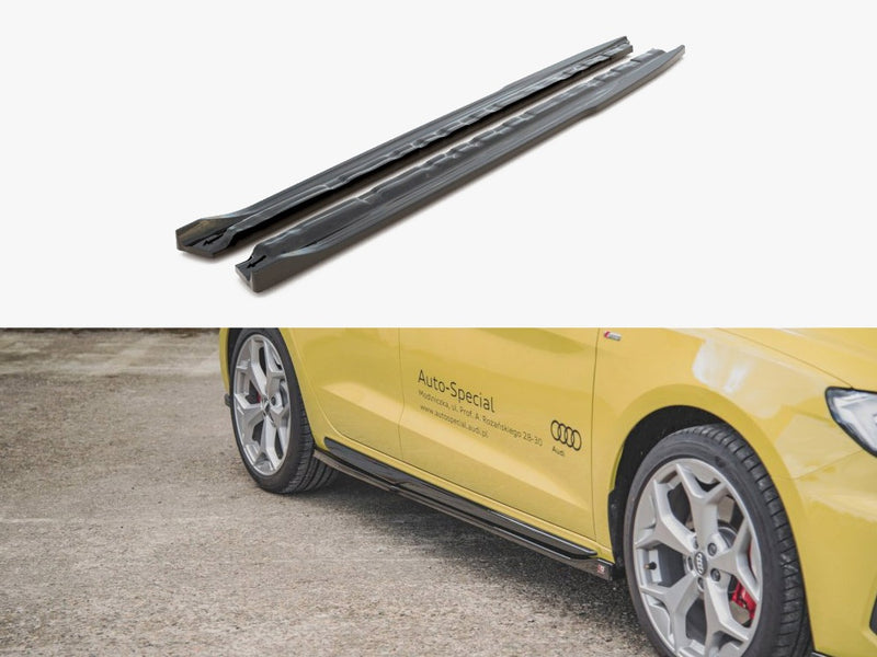 Maxton Design Side Skirts Splitters Audi A1 S-line GB (2018-)