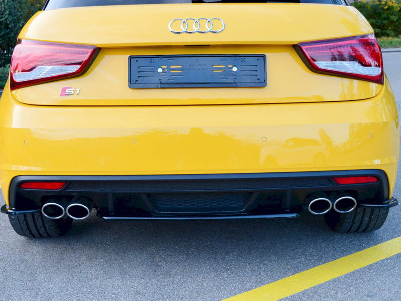 Maxton Design Rear Central Splitter Audi S1 Mk1 (2014-2018)