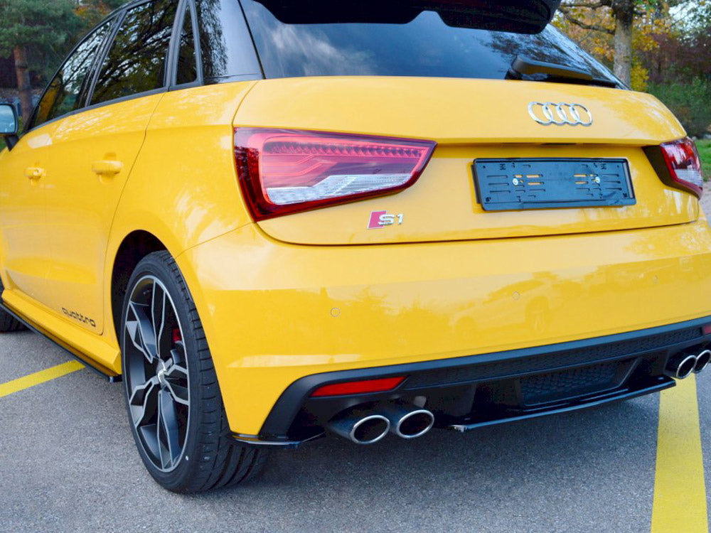 Maxton Design Rear Side Splitters Audi S1 Mk1 (2014-2018)