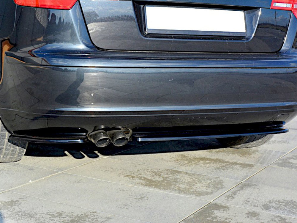 Maxton Design Rear Side Splitters Audi A3 Sportback 8P/ 8P Facelift - Carbon Look