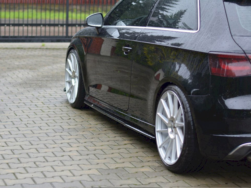 Maxton Design Side Skirts Diffusers Audi S3 / A3 S-line 8V / 8V FL Hatchback