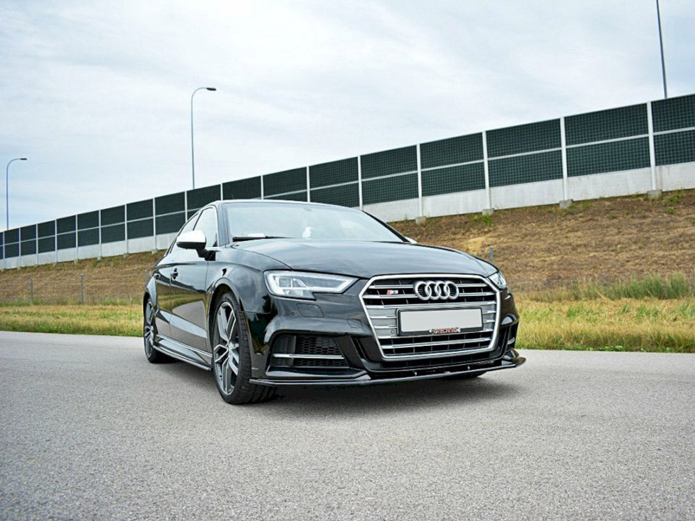 Maxton Design Front Splitter V.1 Audi S3 / A3 S-Line Hatchback / Sportback 8V Facelift