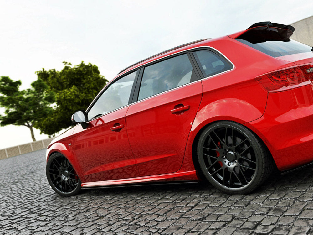 Maxton Design Side Skirts Diffusers Audi S3 / A3 S-Line 8V / 8V FL Sportback