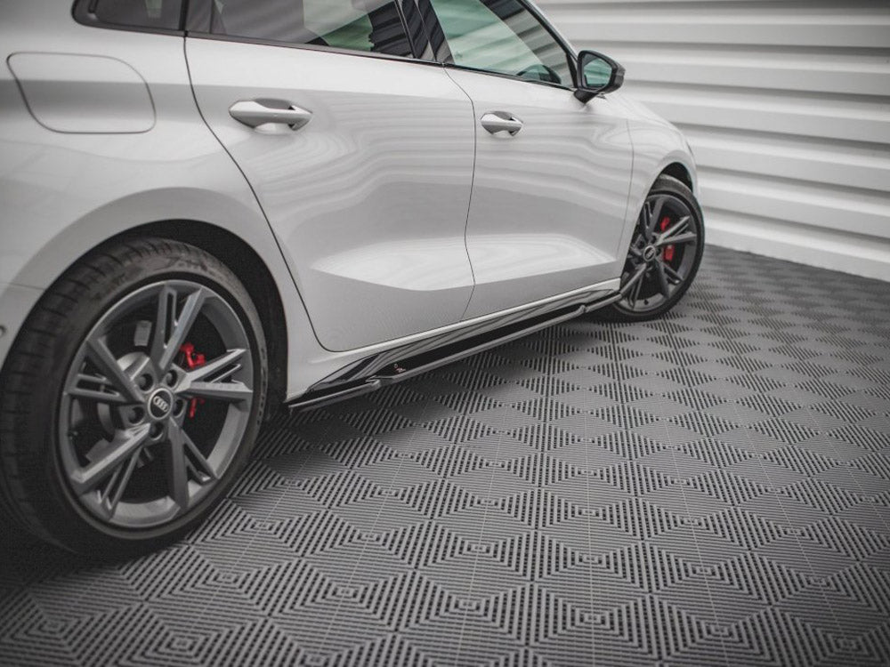 Maxton Design Side Skirts Diffusers V.1 Audi S3 / A3 S-Line 8Y