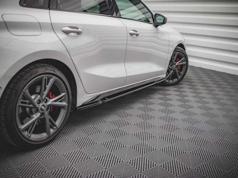 Maxton Design Side Skirts Diffusers V.1 Audi S3 / A3 S-Line 8Y