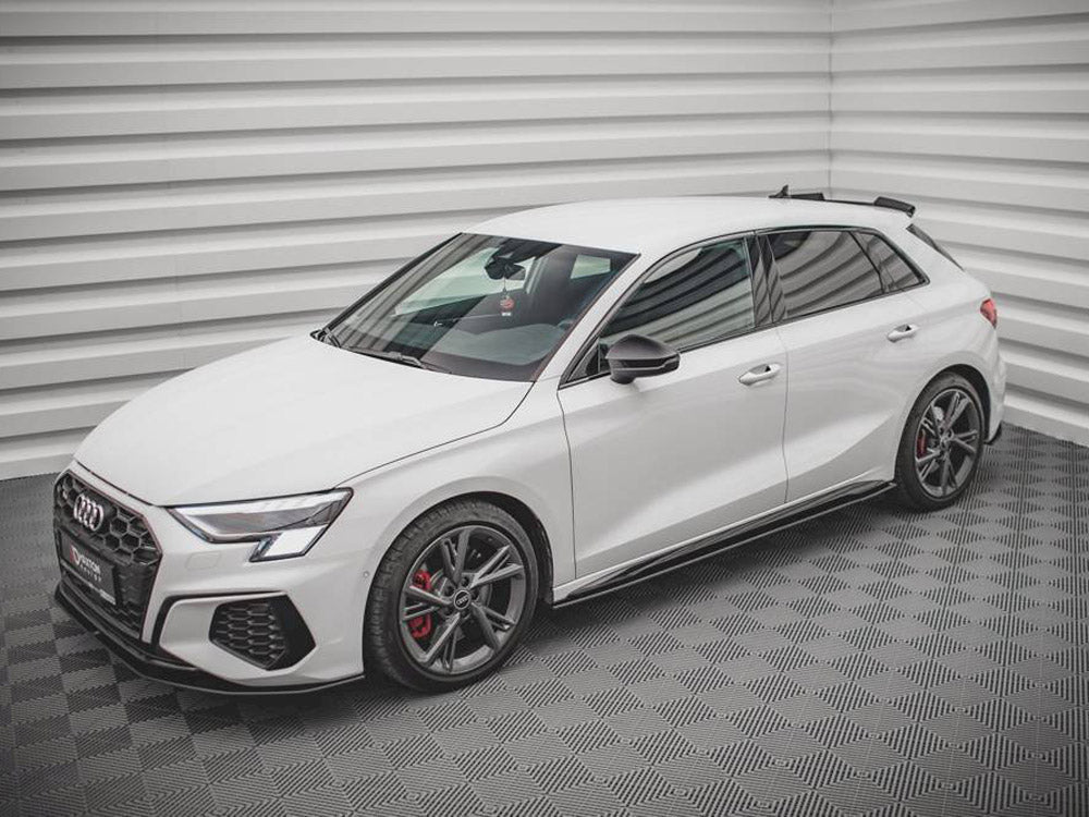 Maxton Design Street PRO Side Skirts Diffusers Audi S3 / A3 S-Line 8Y / 8Y Facelift