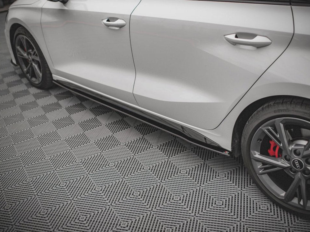 Maxton Design Street PRO Side Skirts Diffusers Audi S3 / A3 S-Line 8Y / 8Y Facelift
