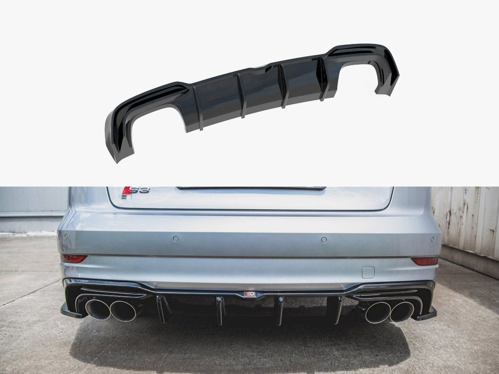 Maxton Design Rear Valance Audi S3 Sedan 8V Facelift (2016-2020)