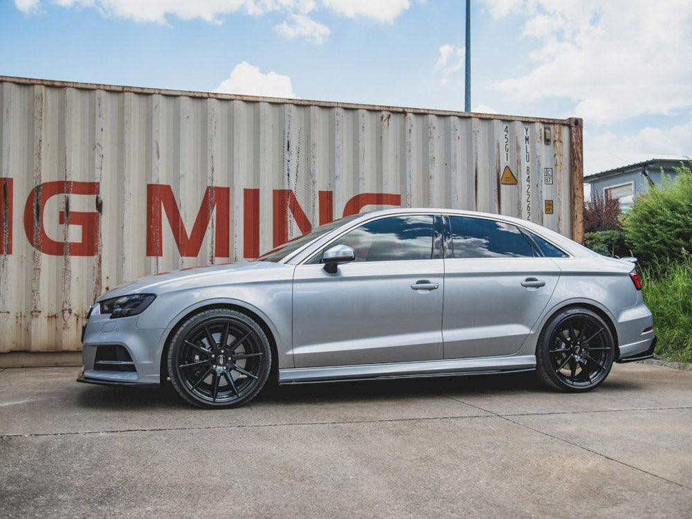 Maxton Design Side Skirts Diffusers V.2 Audi S3 Sedan 8V Facelift (2016-2020)