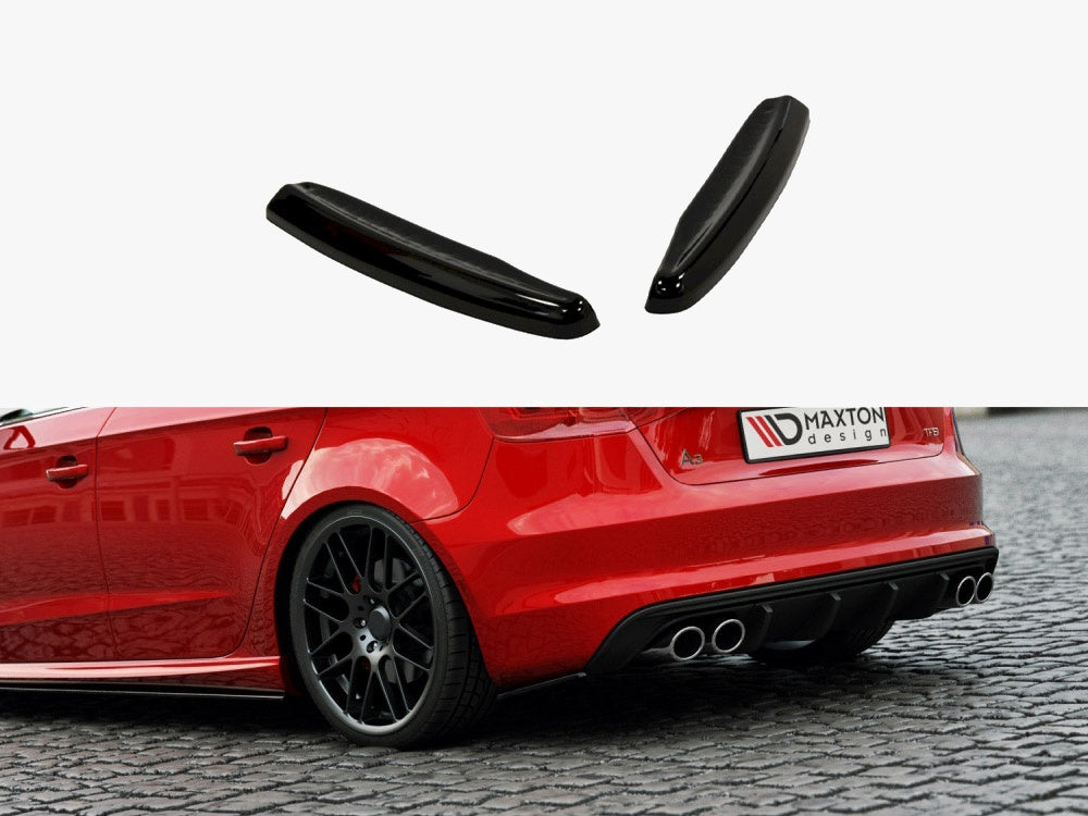 Maxton Design Rear Side Splitters Audi S3 / A3 S-Line 8V Hatchback / Sportback