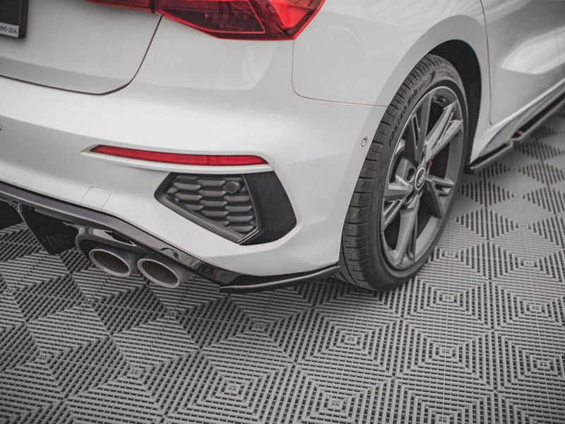 Maxton Design Rear Side Splitters V.2 Audi S3 / A3 S-Line Sportback 8Y