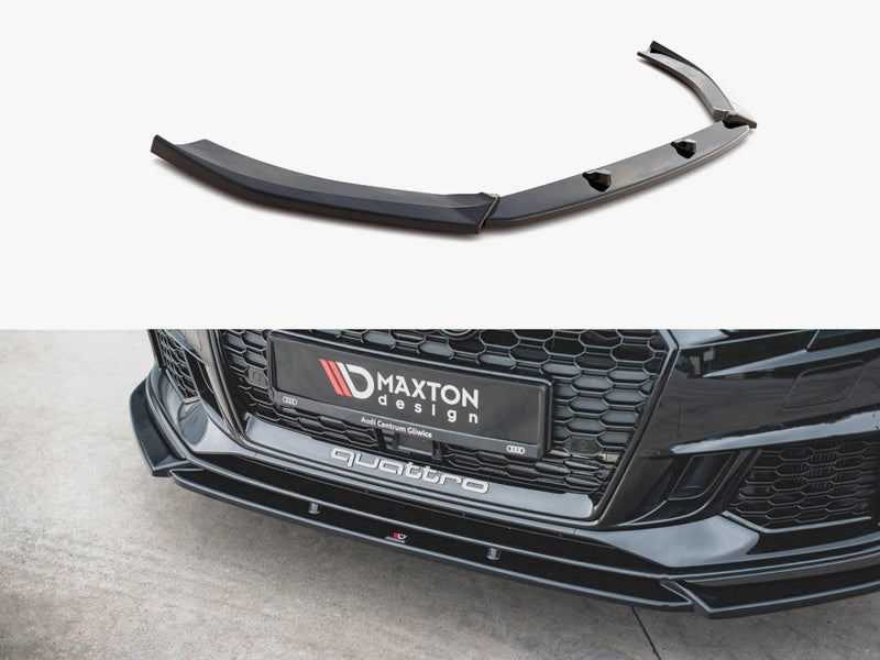 Maxton Design Front Splitter V.4 Audi RS3 8V Facelift (2017-)