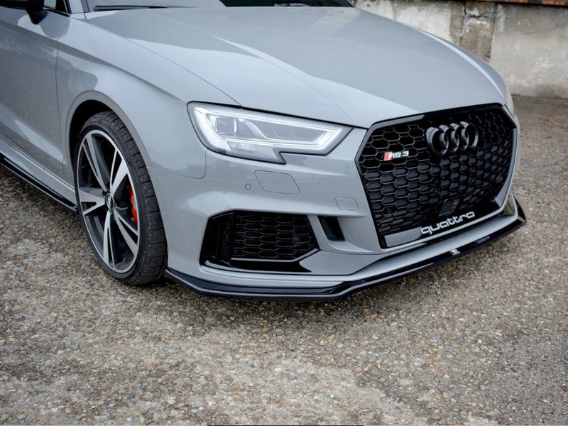 Maxton Design Front Splitter V.2 Audi RS3 8V Facelift Sedan (2017-2020)