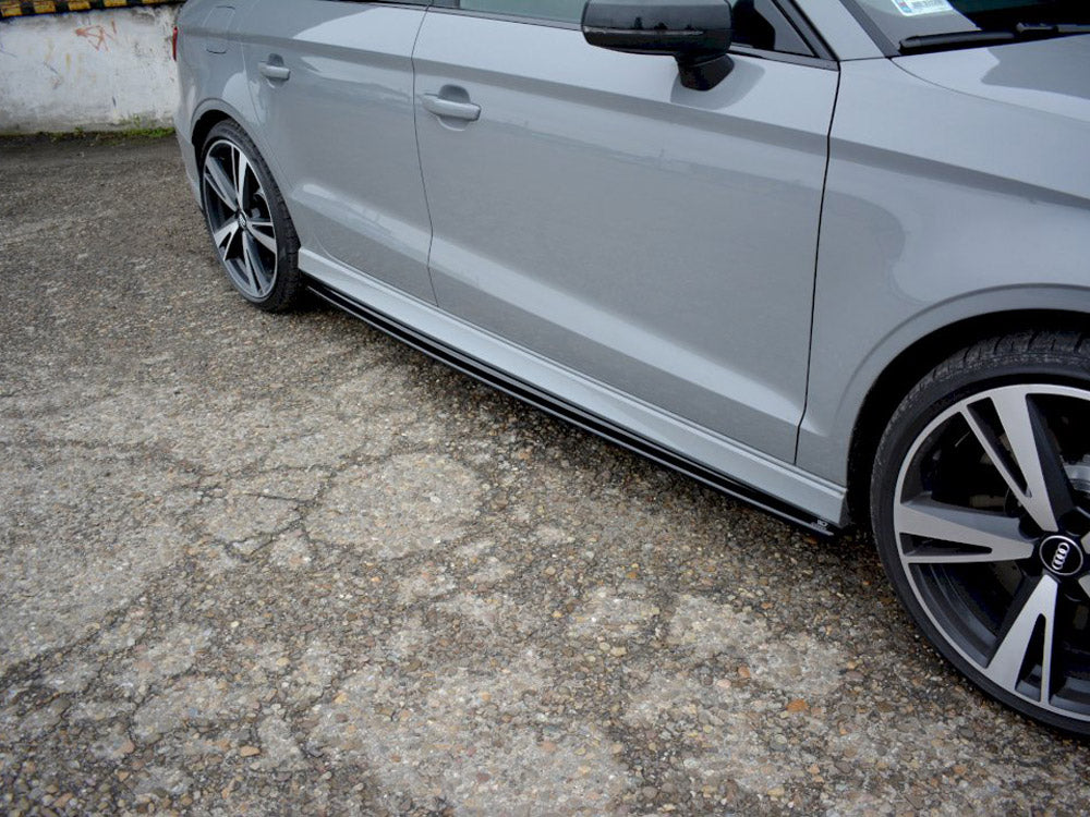 Maxton Design Side Skirts Diffusers Audi RS3 8V Facelift Sedan (2017-20)