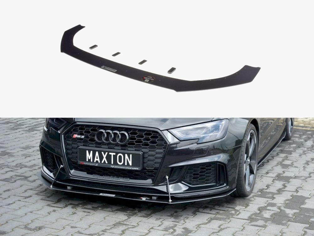 Maxton Design Front Racing Splitter V.1 Audi RS3 Sportback 8V Facelift