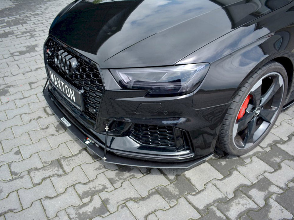Maxton Design Front Racing Splitter V.1 Audi RS3 Sportback 8V Facelift
