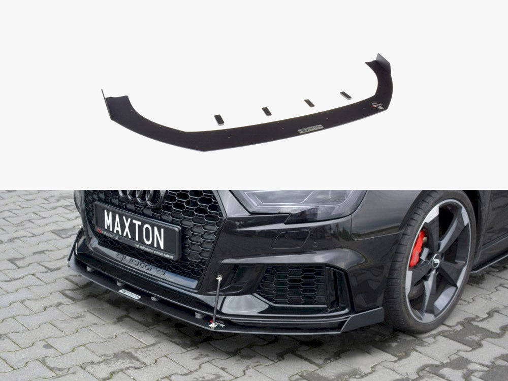 Maxton Design Front Racing Splitter V.2 Audi RS3 Sportback 8V Facelift