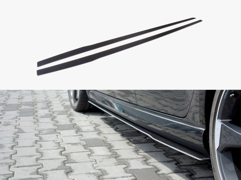 Maxton Design Racing Side Skirts Diffusers V.1 Audi RS3 8V Facelift Sportback (2017-20)