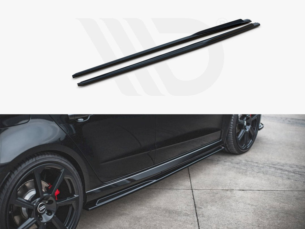 SIDE SKIRTS DIFFUSERS V.2 AUDI RS3 8V SPORTBACK FACELIFT (2017-UP)