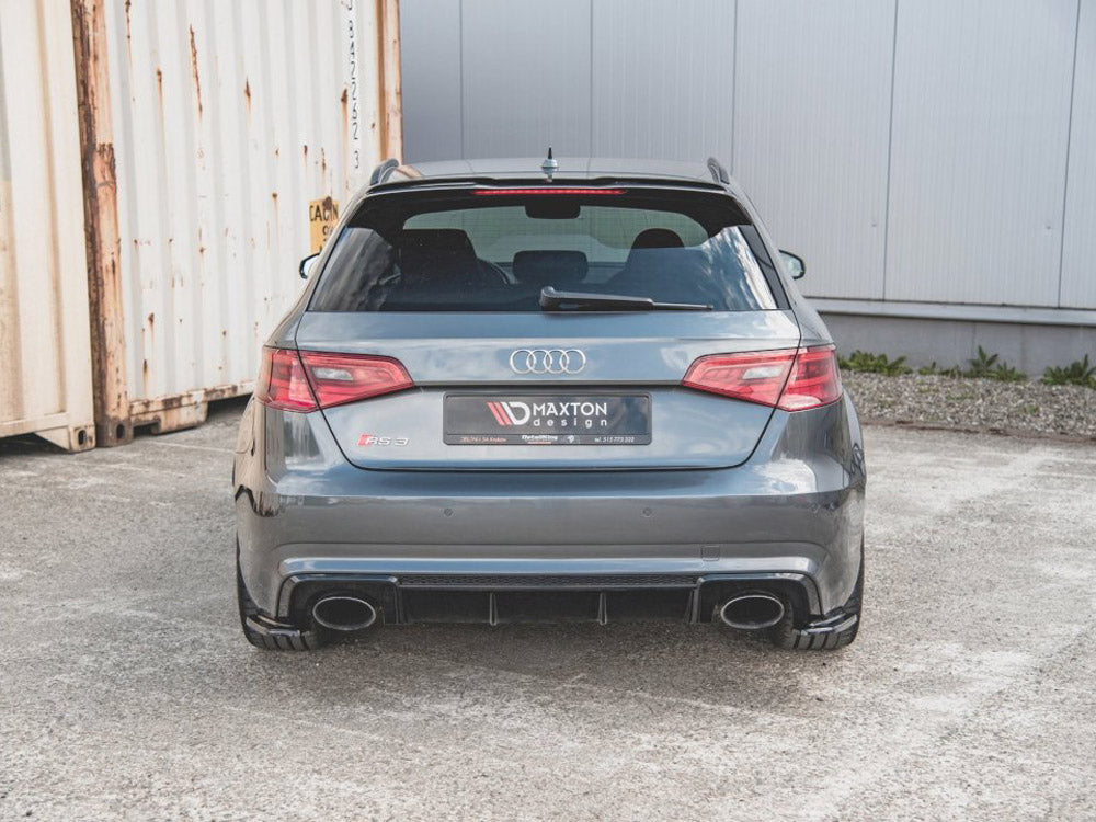 Maxton Design Rear Side Diffusers V1 Audi RS3 8V Sportback (2015-2016) - Carbon Look